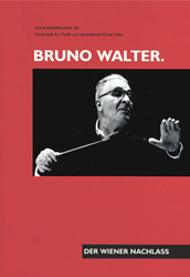 Bruno Walter: Der Wiener Nachlass - Cover